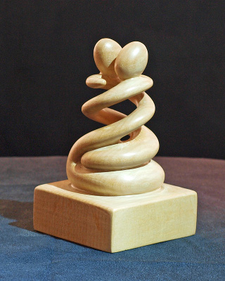 Carving Spiral Embrace