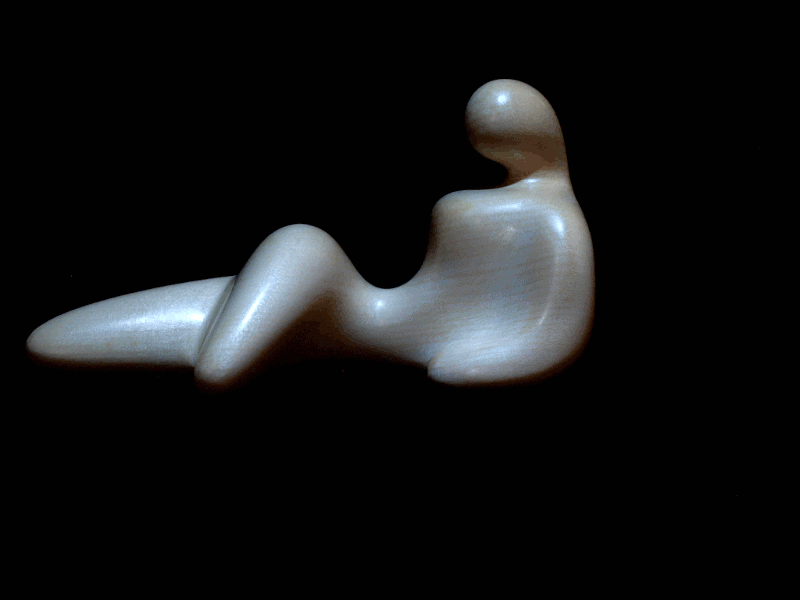 Impression of a Reclining Woman GIF