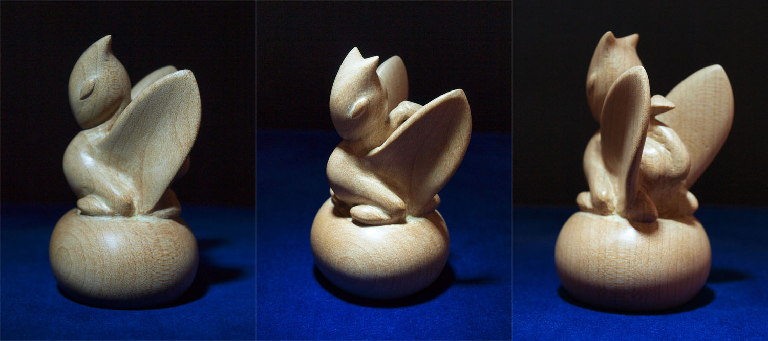 Seated Dragon (multiple angle views)