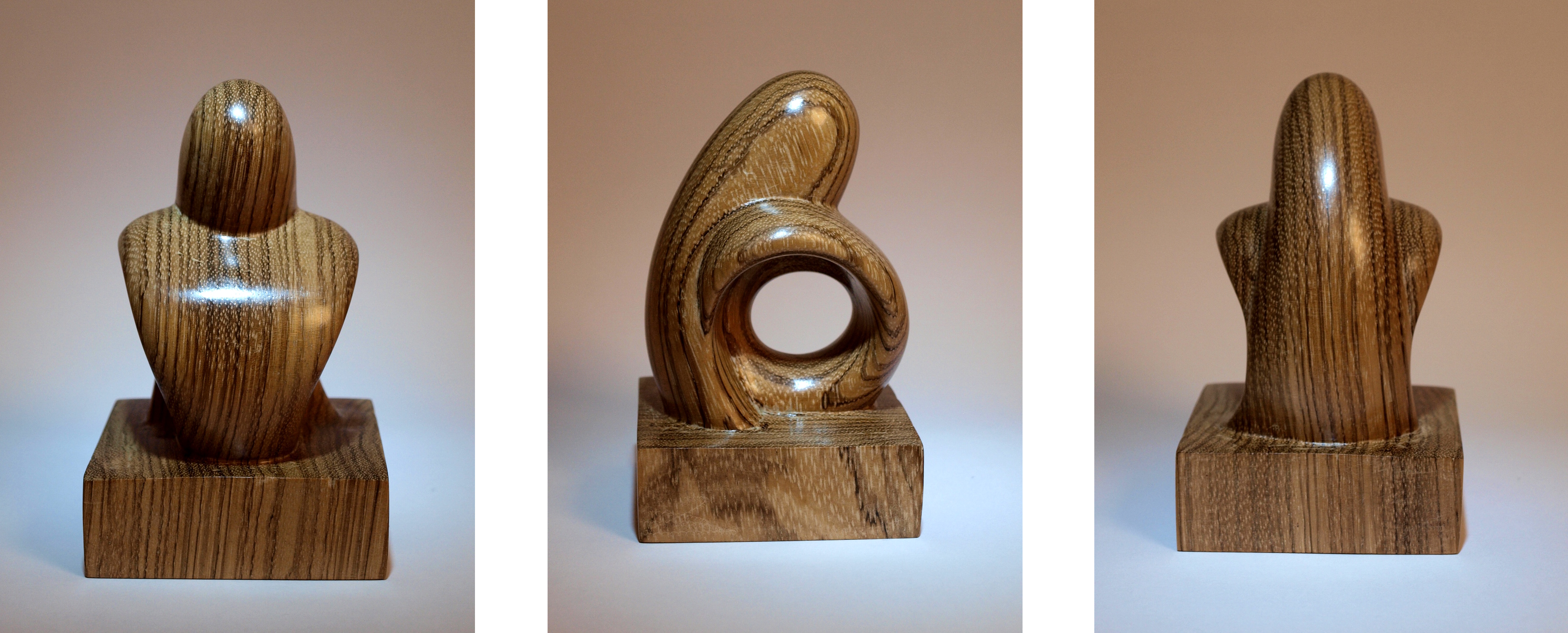 Spiralling Inward (three views)